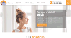 Desktop Screenshot of doylewindowtinting.com
