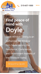 Mobile Screenshot of doylewindowtinting.com